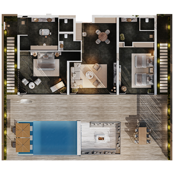 Two Bedroom Villa